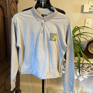 MTV Collared Gray Longsleeve‎ Shirt